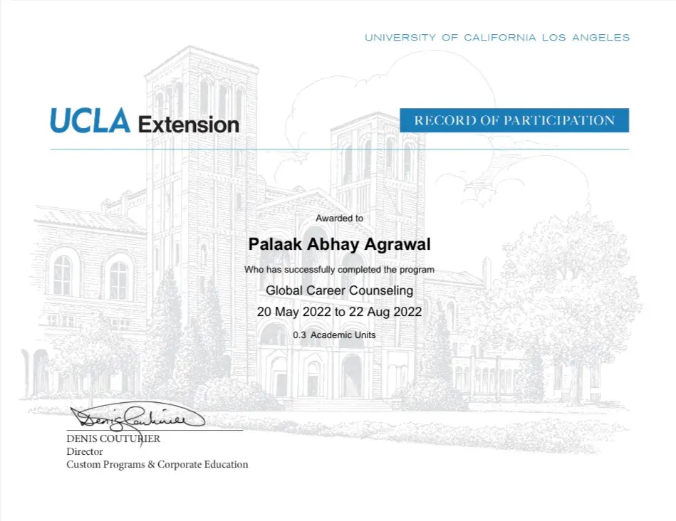 Palaak Agrawal Certfication